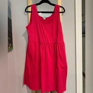 Ava & Viv Hot Pink Empire Waist Dress